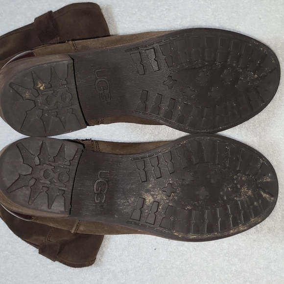 UGG Briar  Suede Zip Up Ankle Boots Size 6 Women's - Picture 9 of 10